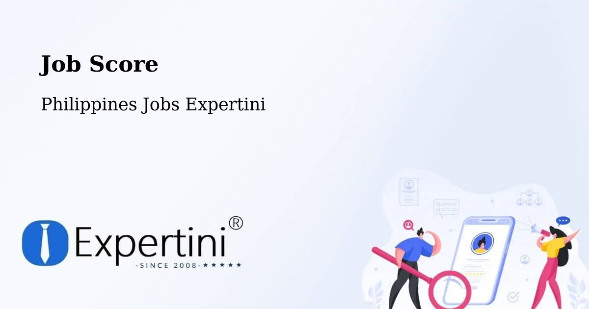 Job Score & Job Description Score Tool – Libagon - Philippines Jobs Expertini