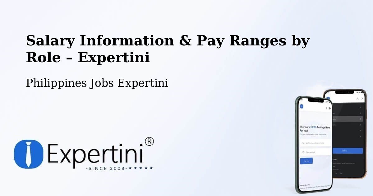 Salary Information & Pay Ranges – Libagon - Libagon, Philippines Jobs Expertini